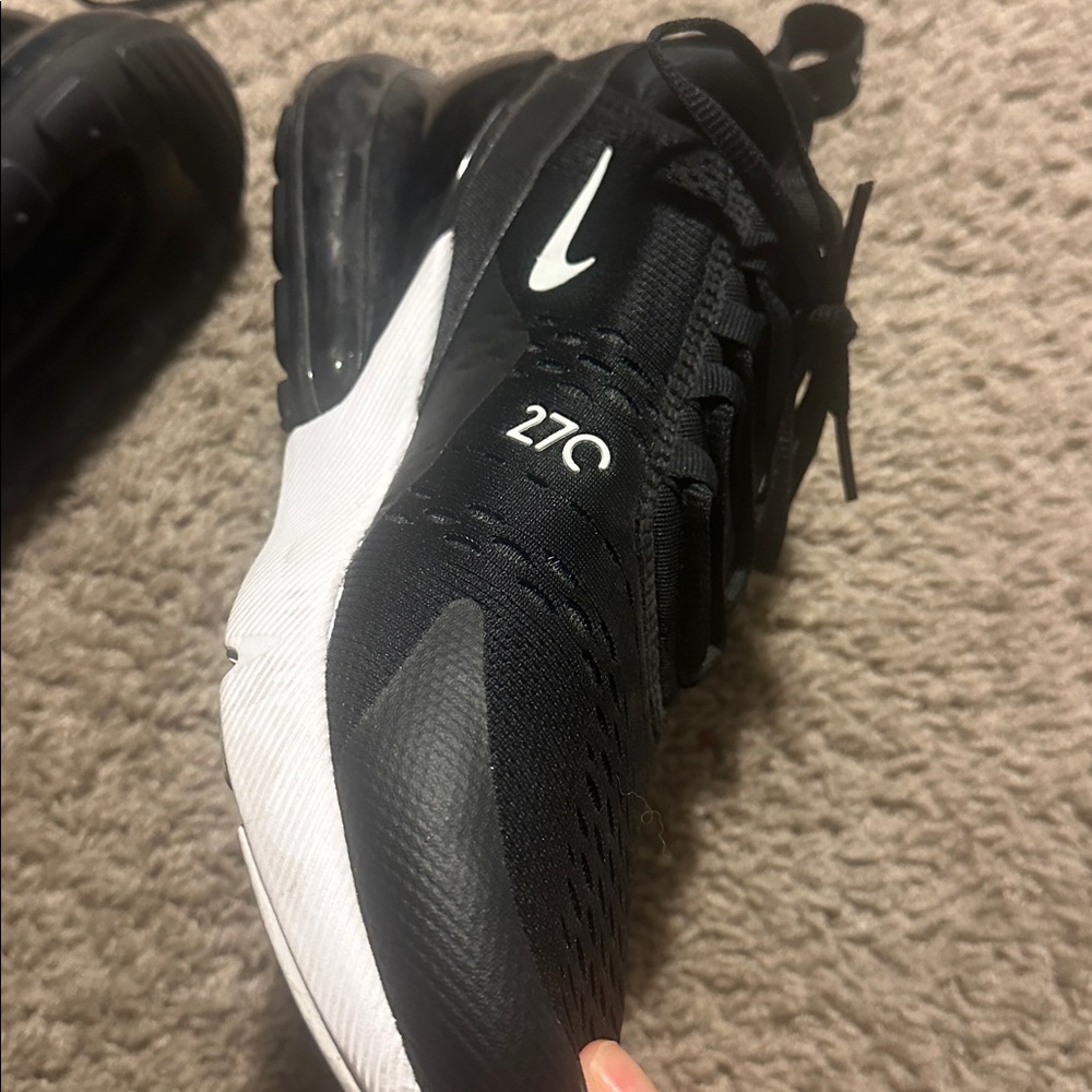 Nike Air Max 270 Black and White Sneakers - Picture 6 of 6